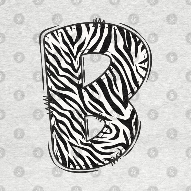 Zebra Letter B by Xtian Dela ✅